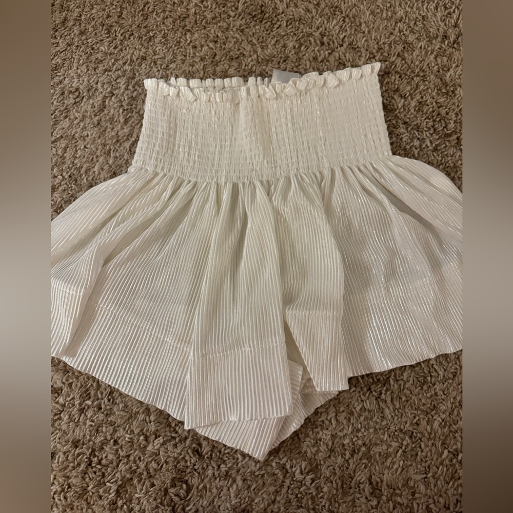 QUEEN OF SPARKLES- White shorts